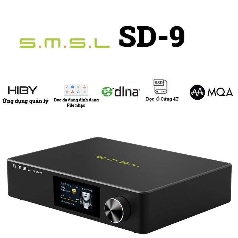 S.M.S.L SD9 – MUSICSERVER ĐỌC TRỰC TIẾP Ổ CỨNG 4T