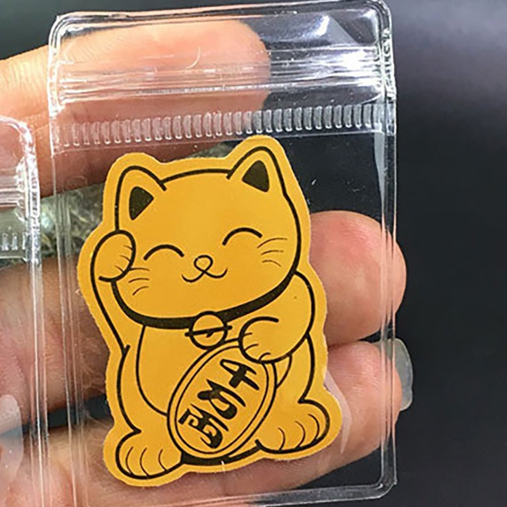 Sỉ Miếng Dán Lưng Mèo Thần Tài gắn ốp lưng Mang Tới Tài Lộc Chiêu May Mắn Cho Người Sử Dụng