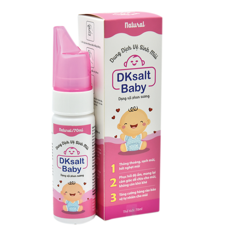 Dung dịch vệ sinh mũi DKSALT BABY - DK Pharma