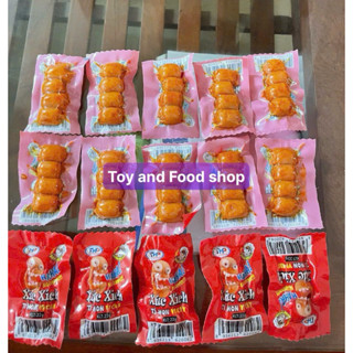 (bán sỉ) Bịch 50 vỉ Xúc Xích sườn sụn non mắt 4 viên 22gr