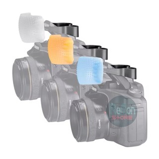 Tản sáng đèn Flash Cóc Kit 3 Màu Flash Pop up Flash diffuser cho đèn tích hợp trong máy ảnh