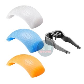 Tản sáng đèn Flash Cóc Kit 3 Màu Flash Pop up Flash diffuser cho đèn tích hợp trong máy ảnh