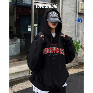 Áo Hoodie , áo Hoodie đôi Sweater nam nữ chữ Goodvibes , hoodie có mũ nỉ cotton mịn form Hàn Quốc [A197]