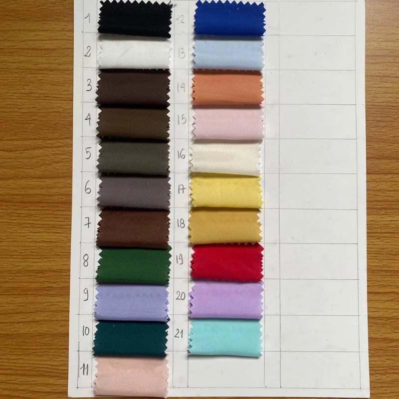 Vải lót Lụa habutai