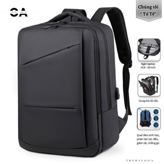 Balo Nam Nữ Ngăn Laptop 15.6 - 16 Inch Nhiều Ngăn Dày Dặn Chống Sốc Phong Cách Văn Phòng M351