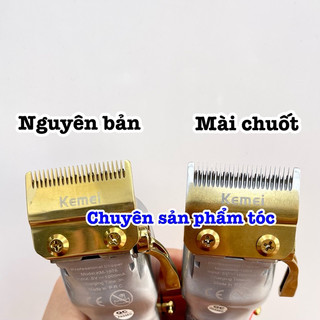 ✅KEMEI Tông Đơ Cắt Tóc Cao Cấp KM 1976 Pin Li-ion 2500mAh Công Suất 10W Lưỡi Thép Cacbon Sắc Bén Thời Gian Sử Dụng 5 Giờ