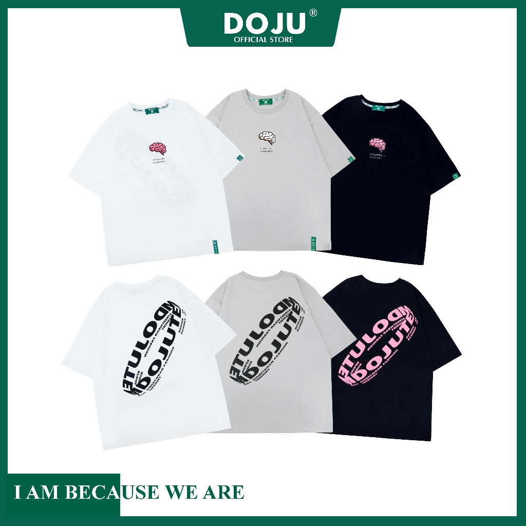 Áo Thun DOJU Form Rộng A024 Circle Unisex Oversize T-Shirt