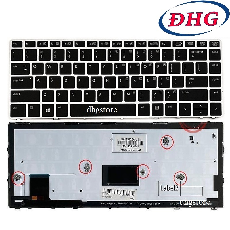 Dành Cho Laptop Bàn Phím HP Elitebook Folio 9470, 9470M, 9480, 9480M ynb4 9470, 9470M, 9480,