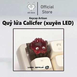 [HỎA TỐC HN - HCM] Keycap Artisan Quỷ lửa Calcifer (Xuyên led) | Keycap Custom Bàn Phím Cơ Chất Liệu Resin cao cấp
