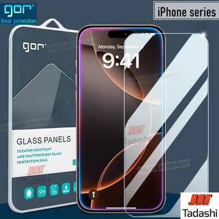  Kính Cường Lực Gor IPHONE 16 Pro Max  16 Pro  16 Plus  16 IP 17 Pro Max  15 Pro Trong Suốt Cao Cấp 9H 2.5D - Hãng Gor 