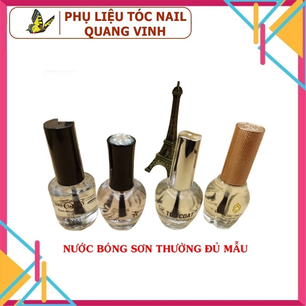 Sơn bóng móng nhanh khô, bóng không lem
