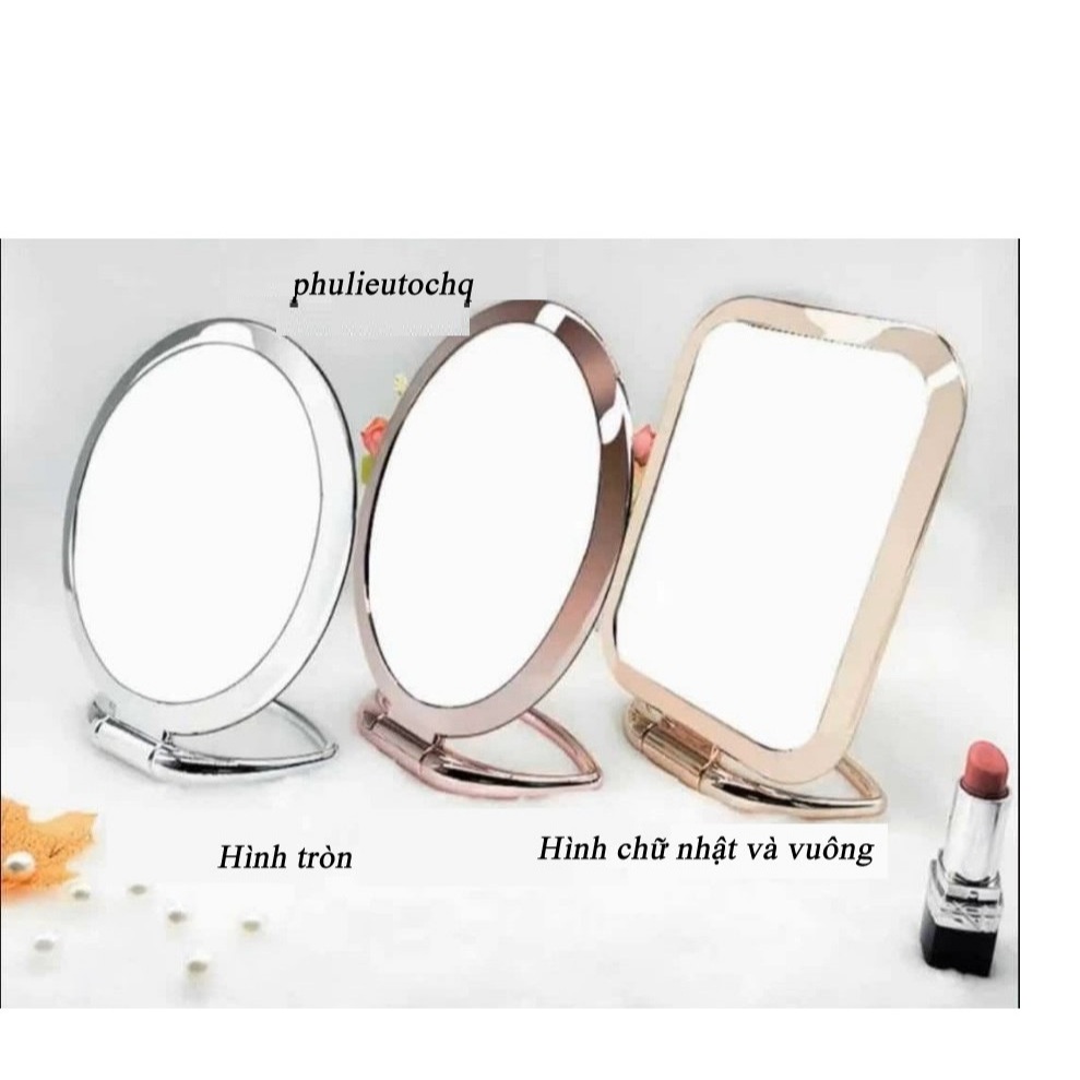 Gương soi để bàn, gương trang điểm