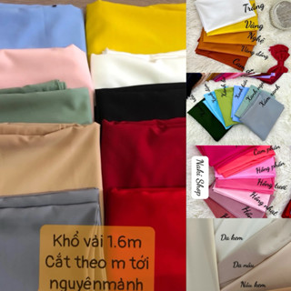 [ VẢI NAKI ] Vải lót lụa cao cấp - chất vải đẹp hơn habutai khổ 1.6m