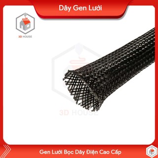 Dây Gen Lưới Bọc Dây Điện Phi 3 - 25 mm Màu Đen, Trắng, Trong, Xanh dương, Xám(Dây xác rắn)