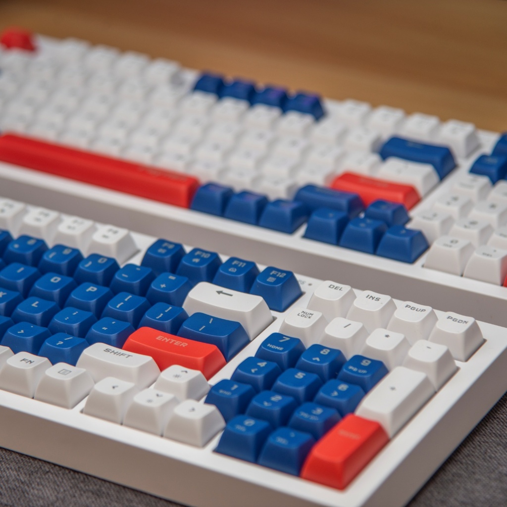 Bàn phím văn phòng P2 Paynan chống ồn kết nối cáp rời 98 phím đèn led Rainbow keycap 3 màu năng động | BigBuy360 - bigbuy360.vn