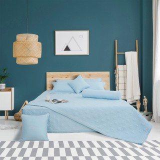 Bộ chăn ga gối Làn Nước Xanh - EST25034 Everon ( chất liệu Tencel, họa tiết thêu ) BST2025