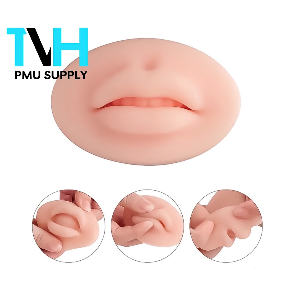 Môi Silicon 5D, Da Mày Silicon 5D Sử Dụng Tập Phun Xăm Thẩm Mỹ - DCPX TVH