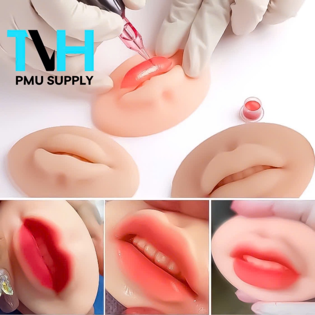 Da Môi Silicon 5D, Da Mày Silicon 5D Sử Dụng Tập Phun Xăm Thẩm Mỹ - TVH PMU SUPPLY