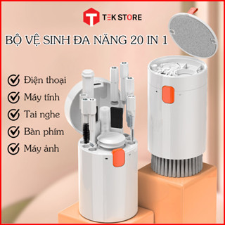 Bộ Dụng Cụ Vệ Sinh 20 In 1 - Vệ Sinh Laptop/Máy tính/Bàn Phím/Tai Nghe Airpod/Máy Ảnh - Cao Cấp - Đa Năng