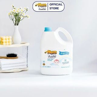 Nước giặt quần áo cho bé NumNim Thái Lan thành phần hữu cơ, dịu nhẹ - Khử khuẩn (Anti Bacteria) - 3.1L - Hàng Chính Hãng