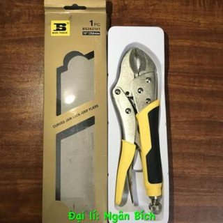 (SIÊU RẺ, SIÊU CỨNG) Kìm chết bosi  mỏ cong 10"(250mm)