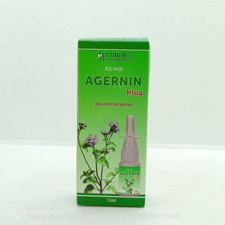 Xịt mũi AGERNIN Plus chai 15ml
