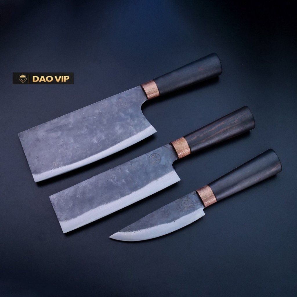 Bộ dao 3 món nhíp xe đa năng cao cấp DAO VIP DV01