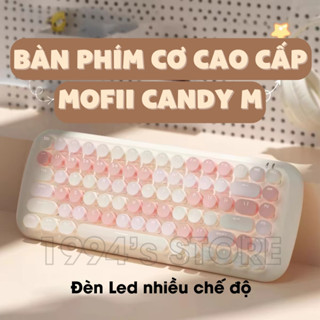 MoFii Candy M Bàn phím cơ cao cấp siêu đẹp cho các bạn nữ - Có đèn Led điều chỉnh được 20 chế độ - Gõ êm không tiếng ồn