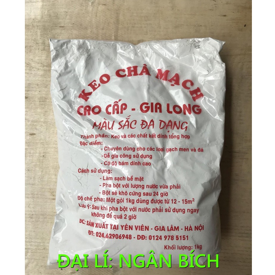 Keo chà mạch, xi măng trắng thăng long siêu dính (2kg)