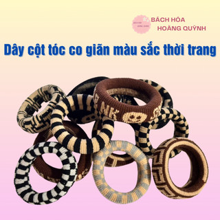  Dây buộc tóc siêu co giãn dây cột tóc đuôi ngựa phong cách hàn quốc dễ thương. 