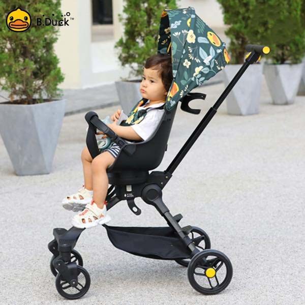 Xe đẩy du lịch cho bé B.Duck 1068 gấp gọn, đảo chiều tiện dụng