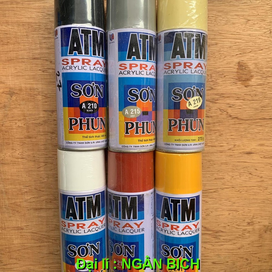 Sơn Xịt ATM Spray Chống Gỉ Đủ Màu