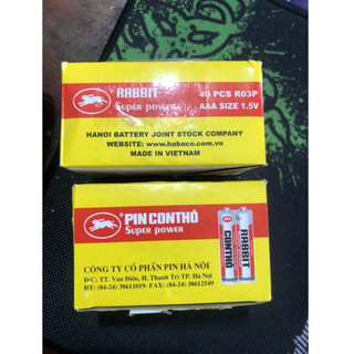 Pin Con Thỏ AAA Điều Khiển Nhỏ (Hộp 40 Viên)