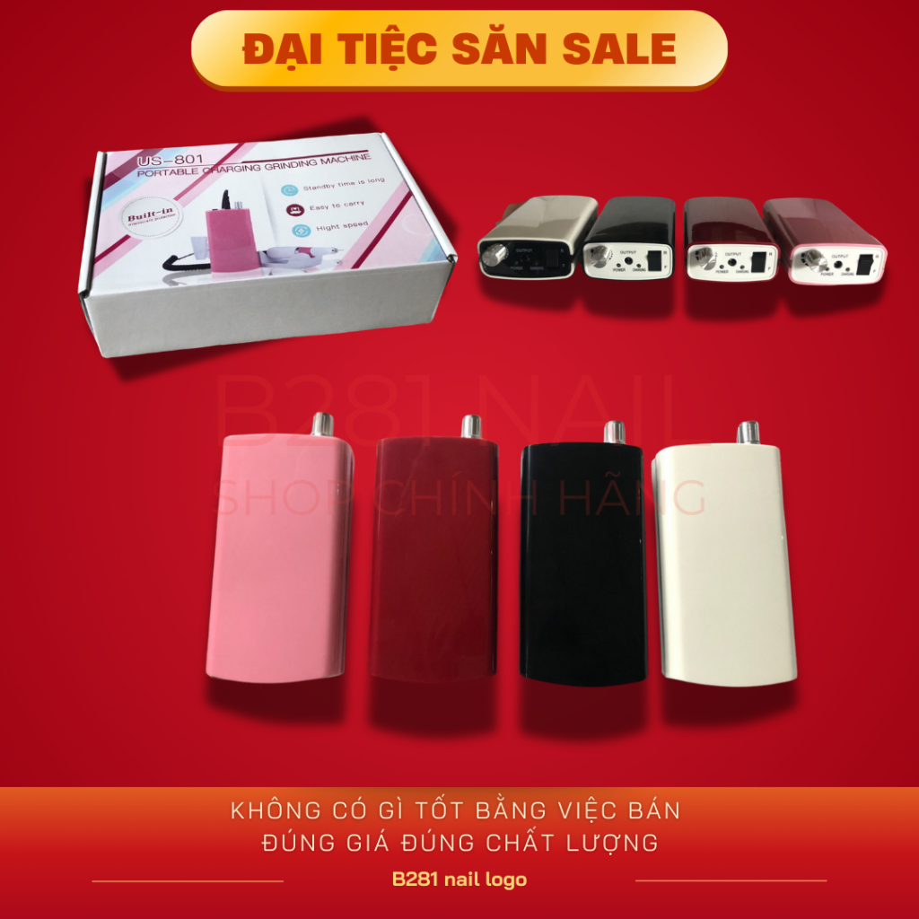 Máy Mài Móng Tích Điện US - 801