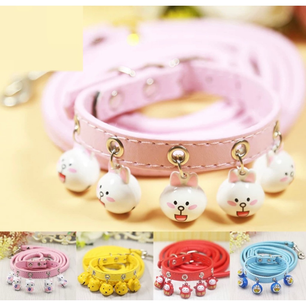 Vòng cổ cute kèm dây dắt