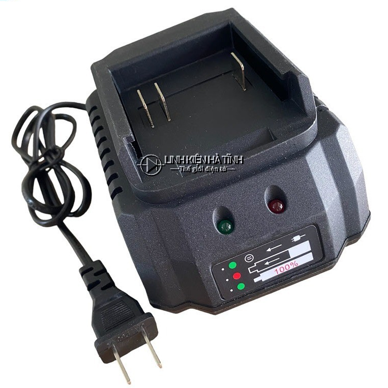 Đế sạc pin máy khoan 21V1A, Sạc pin khoan pin siết bulong Makita Hitachi dewalt ..