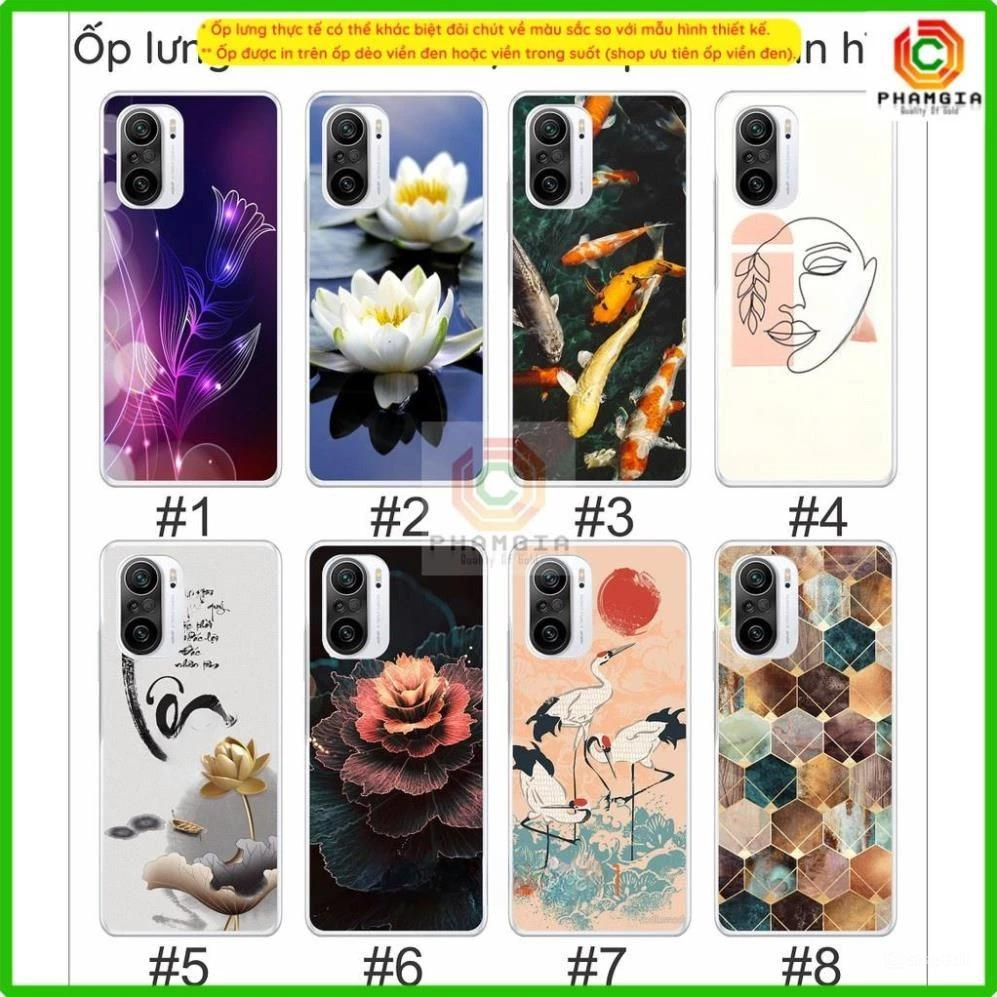 Ốp lưng Xiaomi Redmi K40 / K40 Pro 5G / Xiaomi 11i / Poco F3 dẻo trong in hình nhiều mẫu đẹp