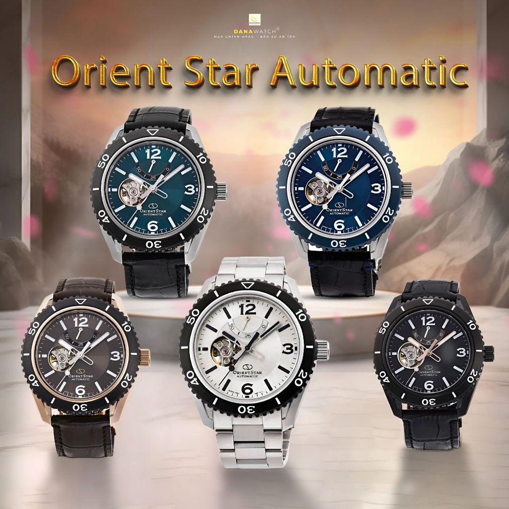 Đồng hồ Nam Orient Star Automatic RE-AT0103Y00B  – Tặng gói bảo hành kim cương