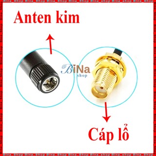 Anten Wifi 3dbi băng tần 2.4Ghz (cáp SMA mua riêng)