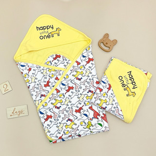Ủ choàng, chăn đắp, chăn quấn Duck chất cotton cho bé, Suzy baby