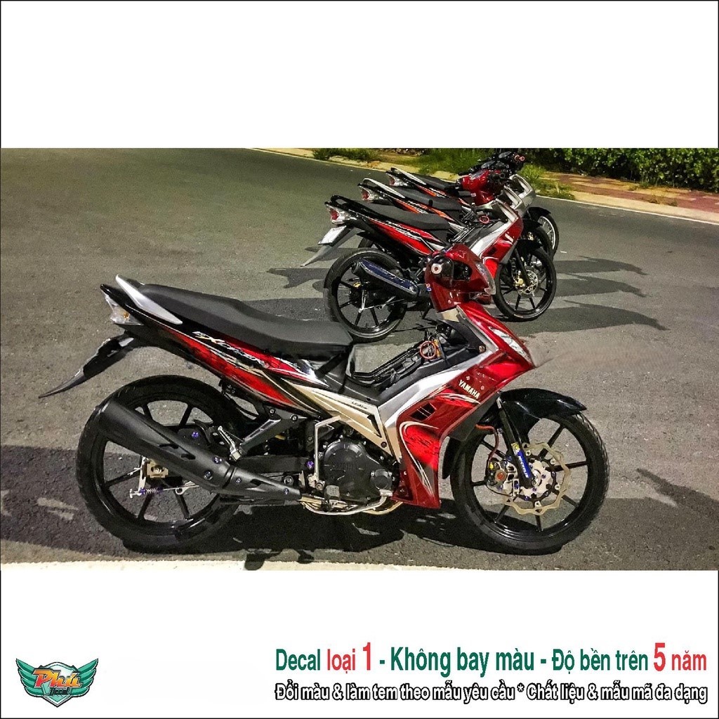 Tem rời Exciter 135 2010 đỏ (1)