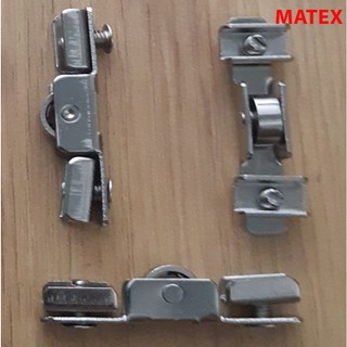 Bánh xe  Matex  lùa cữa kính 5mm đơn,đôi