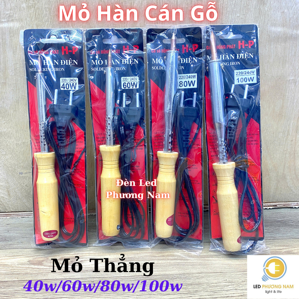 Mỏ hàn các loại (Cán Xanh - Cán Đen - Cán Gỗ)