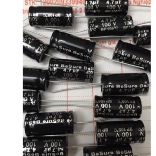 10   Tụ    loa    4.7uf 100v   2   đầu