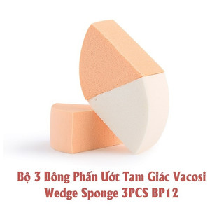 Bông phấn ướt Vacosi ( Tam giác - 3 miếng ) BP12