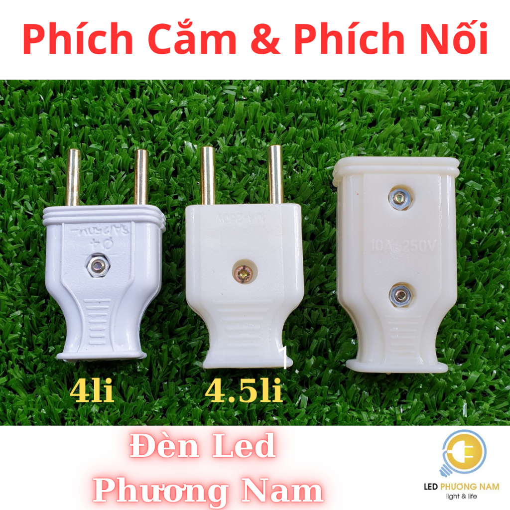 Phích Cắm Dương - Phích Nối Âm