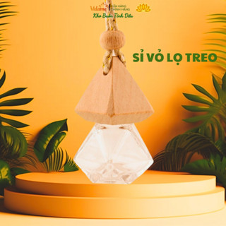 Vỏ lọ tinh dầu treo xe ô tô BÁN SỈ - lọ hình kim cương sang trọng, đẳng cấp, Giá Sỉ rẻ nhất shopee