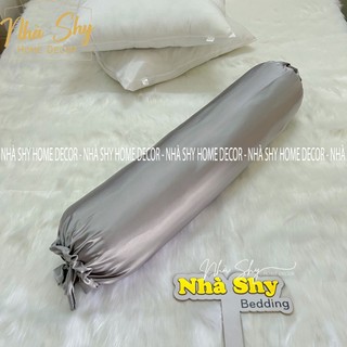 Vỏ Gối Ôm Phi Lụa Size 1mx35cm - Vỏ Gối Chất Liệu Phi Mát Mịn - Nhà Shy Home Decor
