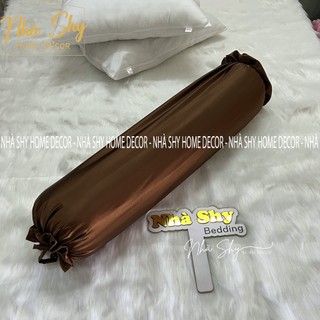 Vỏ Gối Ôm Phi Lụa Size 1mx35cm - Vỏ Gối Chất Liệu Phi Mát Mịn - Nhà Shy Home Decor