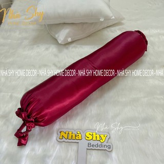 Vỏ Gối Ôm Phi Lụa Size 1mx35cm - Vỏ Gối Chất Liệu Phi Mát Mịn - Nhà Shy Home Decor